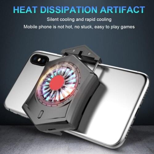 Mobile Phone Heat Sink Gaming Cooler Water-cooled Mobile Phone Radiator Game Controller Cooling Fan Playing Games Gamepad