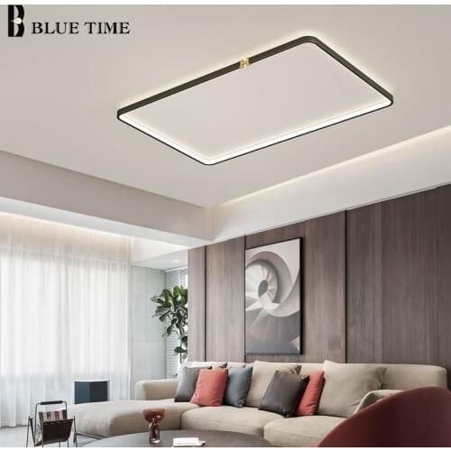 Led Ceiling Lights Black Color Modern Chandelier Ceiling Lamp for Living room Bedroom Dining room Kitchen Lighting Fixtures Lamp