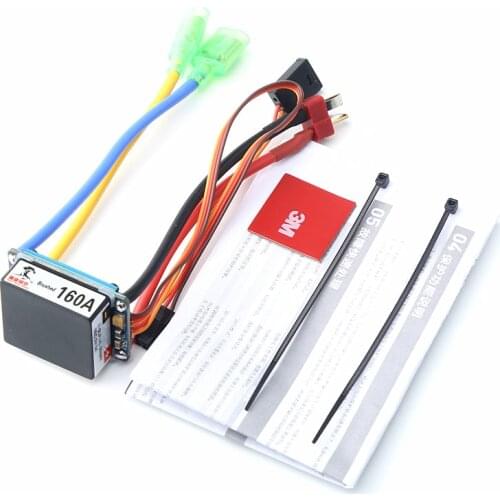 Waterproof Brushed ESC 160A 320A 480A 2S 3S 5V 1A 3A BEC for 1/12 1/16 1/18 1/12 1/10 1/8 RC Car Boat Truck Monster off-road Car