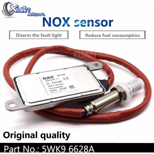 XUAN High Quality New Manufactured Nitrogen Oxide NOX Sensor For DAF Truck XF105 CF75 CF85 EURO5 5WK9 6628A 1793379