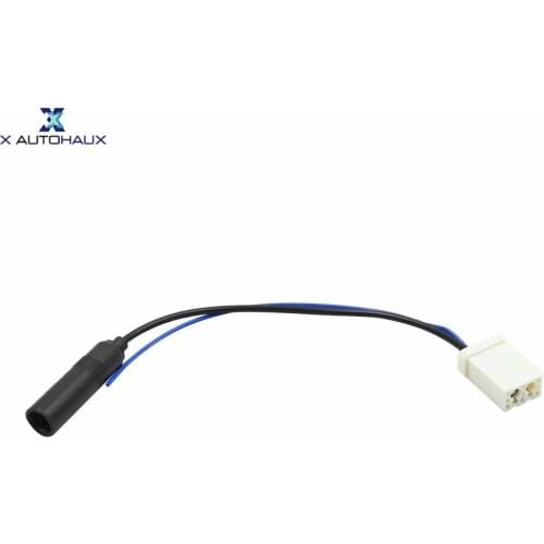 X Autohaux DC 12V Car Male Radio Stereo Antenna Aerial Adapter Plug Wire Cable for Toyota