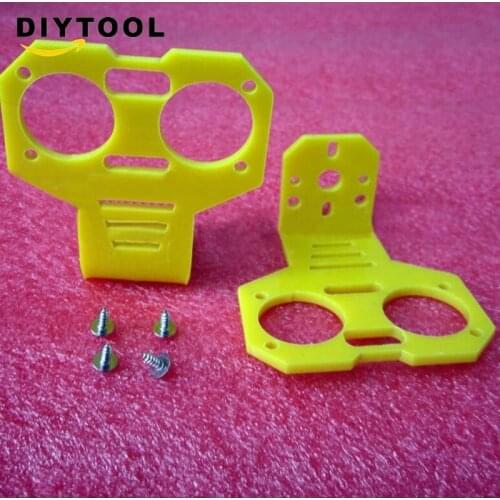 Yellow Cartoon Ultrasonic Sensor Fixed Bracket for HC-SR04 Module NEW