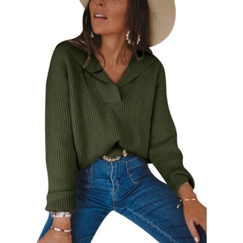 Sweaters Women Autumn Winter Solid Color Long Sleeve Pullovers Women Clothing 2021 Casual Loose Jersey Mujer Pull Femme Y2K Tops