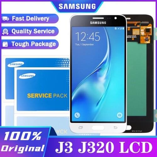 Original 5.0'' AMOLED for Samsung Galaxy J3 2016 J320 J320A J320F J320P J320M J320FN LCD Display Screen Touch Digitizer Assembly