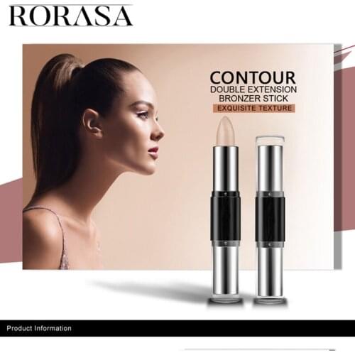 1PCS Double-ended Contour Stick 3D Face Makeup Highlighter Stick Blush Contouring All Over Brightener Bronzer Concealer Pencil