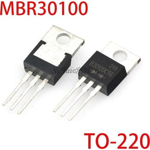 10pcs MBR30100 TO220 MBR30100CT TO-220 MBRF30100CT MBRF30100 B30100G new and original