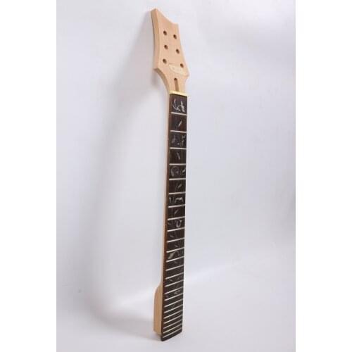 24 fret Electric Guitar Neck 24.75 Inch Mahogany Rosewood Fretboard Bolt on Truss rod Headstock Guitar neck Replacement #PR68