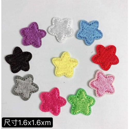 300pcs/lot Small Stars Embroidery Patch Kids Cap Shoes Clothing Decoration Sewing Accessories Craft Diy Applique