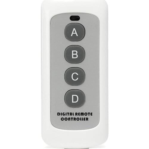 433MHz 4 Button EV1527 Code Remote Control Switch RF Transmitter Wireless Key for Smart Home Garage Door Opener