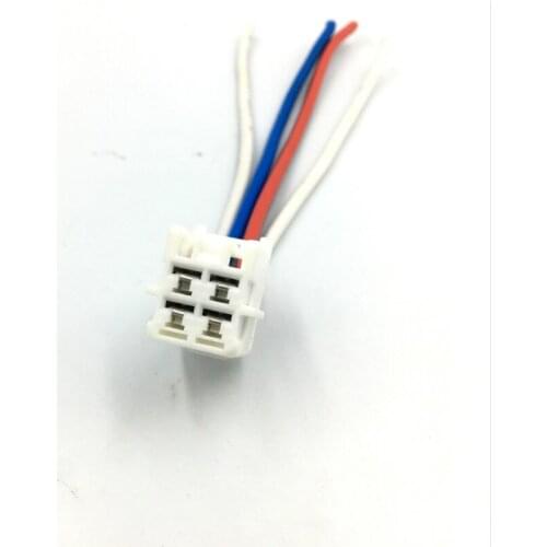 Car heater blower resistance plug connector with wire suit for Honda New Fit XRV City