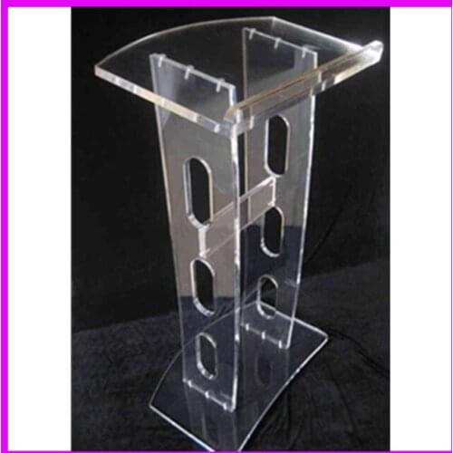 Free shipping Good Quality Acrylic Table Top Lectern plexiglass