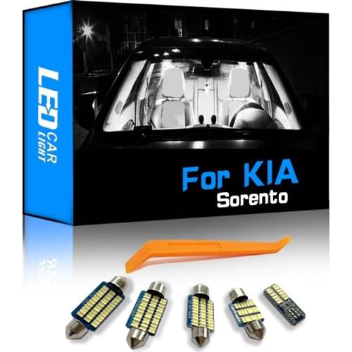 Canbus For KIA Sorento JC XM UM 2002-2020 Vehicle LED Interior Dome Trunk License Plate Light Car Lighting Accessories