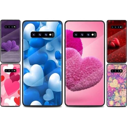 Tempered Glass Cover Animal Cute Love For Samsung Galaxy S20 FE S10e S10 S9 S8 Ultra Plus Lite Plus 5G Phone Case