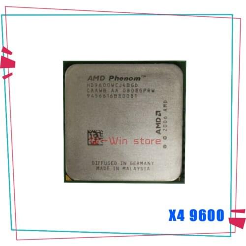 AMD Phenom X4 9600 2.3 GHz Quad-Core CPU Processor HD9600WCJ4BGD/HD960BWCJ4BGH/HD960ZWCJ4BGD Socket AM2