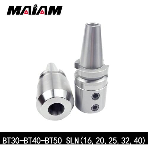BT30 BT40 SLN Tool holder sln16 sln20 sln25 sln32 sln40 75mm 80mm 100mm for U Drill Violent Drill Fast Side Fixed Tool Holder
