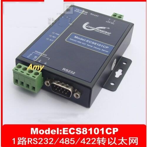 ECS8101CP RS 232485422 to Ethernet 9-30v supply