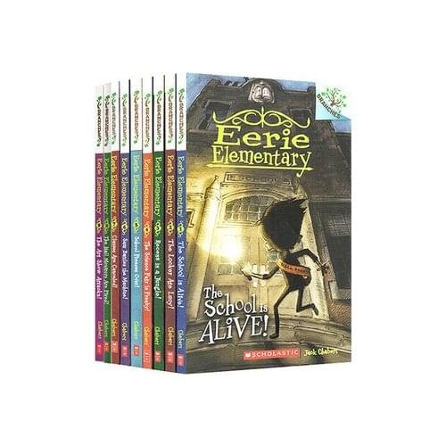 5-10 year 10 book/set Eerie Elementary Children English humorous picture booksEnglish Enlightenment Bridge Chapter Books