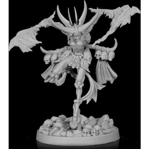 63mm Resin Model kit figure GK, Atriarchs of Onslaught, Skeleton Warrior Fantasy theme, Unassembled and unpainted kit