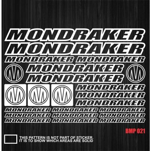Road Bike Mountain Bike Bicycle Frame Stickers MTB Track Bike TT Bike Fat Bike Decal Reflective Stickers for MONDRAKER Stickers