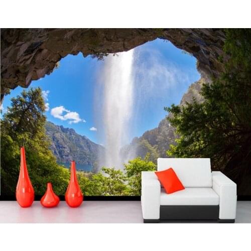 Custom mural wallpaper,Argentina Waterfalls Crag Nature wallpaper papel de parede,living room sofa TV wall bedroom 3d wallpaper
