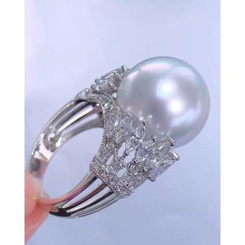 New Arrival 925 Sterling Silver Adjustable Ring Settings Findings Mountings Parts for Pearl Corals Jade Crystal, 5pcs/lot