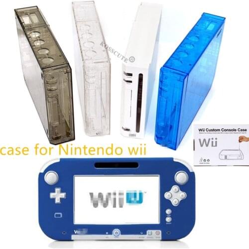 New Housing Shell with retail packing Cover Housing Case for Wii Nintendo wii Console Replacement with Retail Parts Accessories