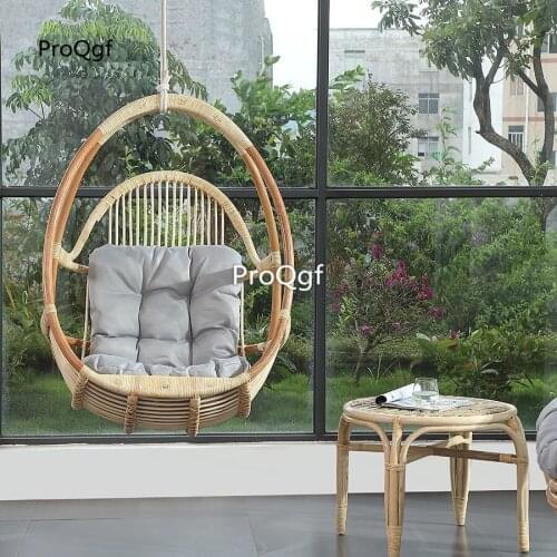 Prodgf 1 Set 115*80*75cm Ins Rattan Hanging Chair