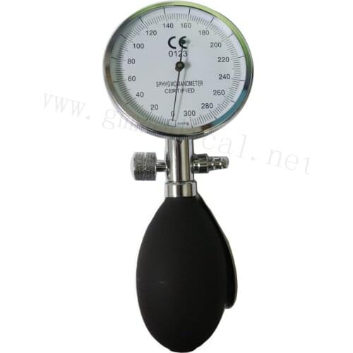 Hand-held Pressure display Gauge with PVC ball,for Aneroid Sphygmomanometer Blood Pressure Monitor Accessories