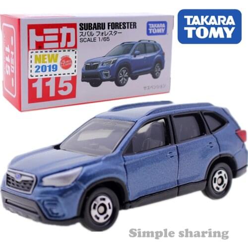 Takara Tomy Tomica No.115 Subaru Forester Model Kit 1/65 Diecast Miniature Car Toy Hot Pop Kids Bauble Funny Magic Puppet Mould