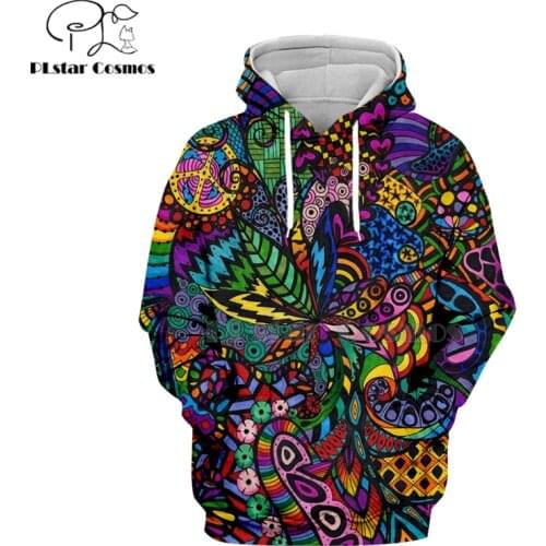PLstar Cosmos Hippie Mandala Trippy Abstract Psychedelic 3d weed hoodies/Sweatshirt Winter autumn Long streetwear-24
