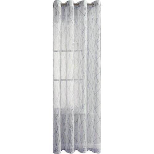 Tear Resistant Washable Semi Sheer Window Treatment Decor for Office