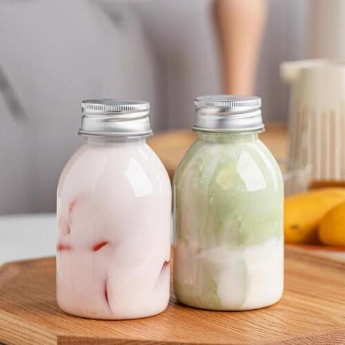 10Pcs 250ml/260ml/350ml Water Cup Eco-friendly Heat Resistant Plastic Beverage Juice Tea Milk Bottle for Home Camping Outdoor