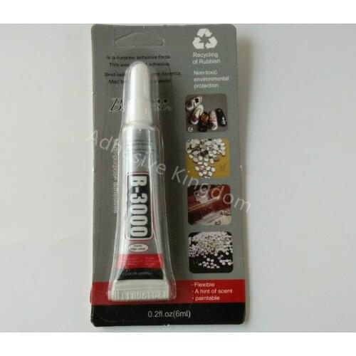 100Pcs Diy glue 6ml B3000 small glue point drill jewelry glue cross rust adhesive drill rubber accessories wholesale