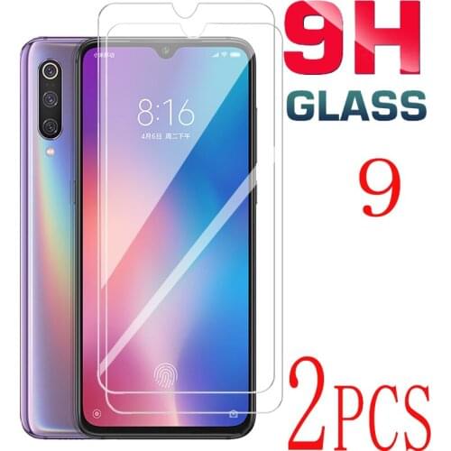 2pcs Tempered Glass for xiaomi mi 9 Screen Protector Protective Film for mi 9 Scratch resistant Screen Protector Glass Anti-fall