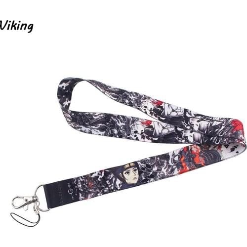 20pcs/lot G1582 Anime Keychain Phone Lanyard Fashion Strap Neck Lanyards for ID Card Phone Keys For Fan Gift