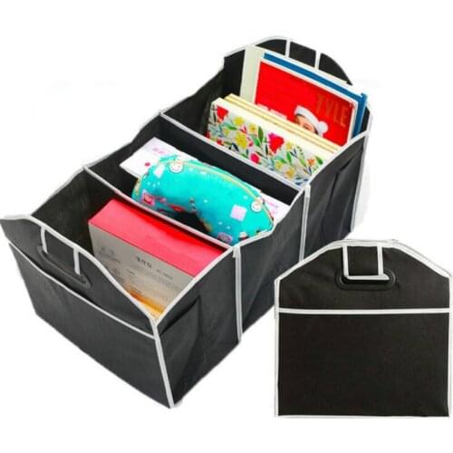 Car Organizer Trunk Folding Collapsible Storage Bag Cargo Container Bags Box Car Stowing Tidying Interior Parts Auto Accessories