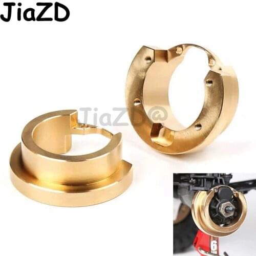 Free shipping 2pcs TRX4 Brass Counterweight Balance Weight Portal Drive Housing for 1/10 RC Crawler Car Traxxas TRX-4 Parts