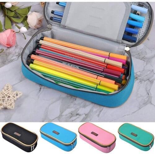 Large Capacity Pencil Case Bags Multifunction School Stationery Pen Storage Holder Bag Organizer Supplies Painting Drawing Pen