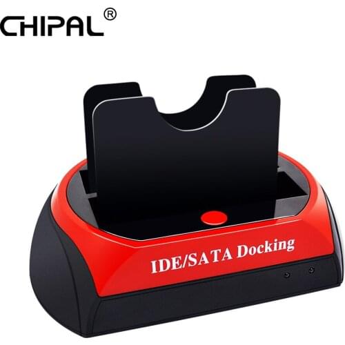CHIPAL All In 1 HDD Docking Station USB 2.0 Dock 2.5" 3.5" IDE SATA SSD HD Hard Disk Drive Enclosure External HDD Box Adapter