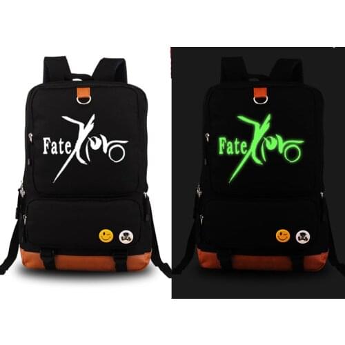 New Fate zero Unlimited Blade Works Cosplay Backpack Anime Fate stay night Canvas Student Luminous Schoolbag Unisex Travel Bags