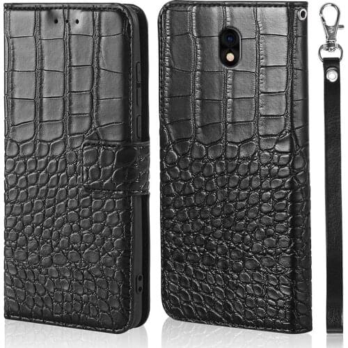 Leather Flip crocodile grain Wallet Case for Samsung Galaxy J5 2017 J530F J5 Pro Eurasia Edition Cases Cover Phone Bags
