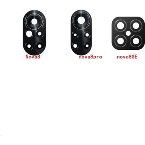 10pcs Rear Back Camera Glass Lens Cover For Huawei Nova 8 Pro 8SE With Ahesive Sticker Replacement Parts