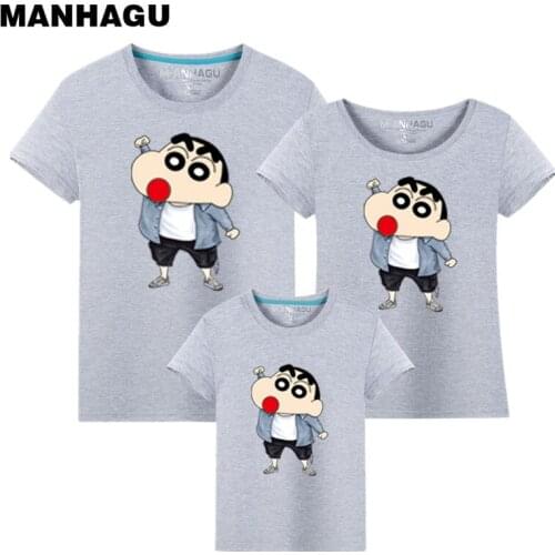 MANHAGU Family Matching Outfits Summer clothing new t-shirt family look 2017 boy girl clothes girl mother daughter dresses party