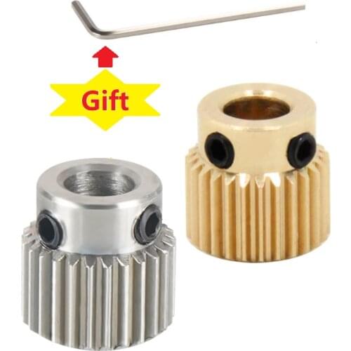 MEGA 12PCS 5PCS Extrusion Head Gear Feeder Wheels 26 Teeth Pulley Bore 5mm11*11mm 3D Printers Parts for Extruder MK8 MK7