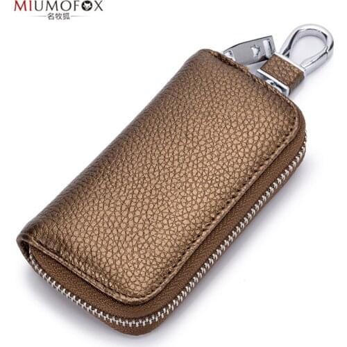 New Fashion Car Key Holder Chain Smart Key Wallets Ring Housekeeper Pocket Key Organizer Slim Drop Ship Key Wallets Key Case