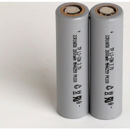 18650 battery rechargeable battery,power tool battery Li-ion 2000mAh discharge rate 10C,18650 (Customizable battery pack)