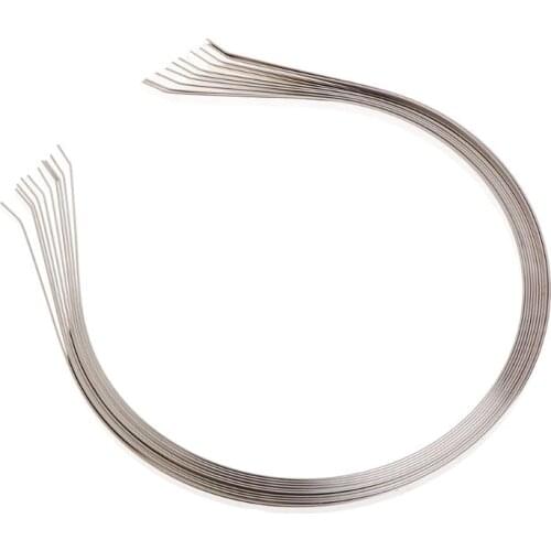 10pcs 5mm Blank Plain Metal Headband Hair Band For DIY Hair Accessories Crafts