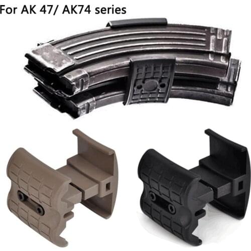 Tactical Double Rifle Magazine Coupler for AK 47 74 Mag Link Coupler Connector Speed Loader Paintball Hunting Accessories