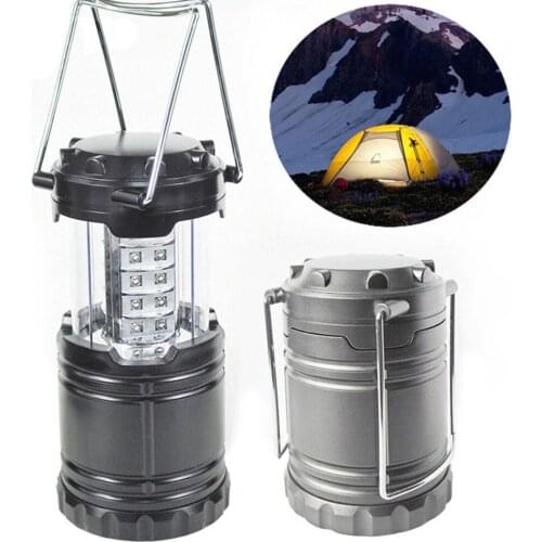 30 LED 2W Ultra Bright Portable Camping Lantern Outdoor LED Tent Light Collapsible Lamp