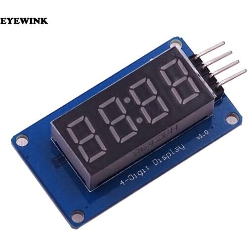 1pcs 4 Bits TM1637 Red Digital Tube LED Display Module & Clock LED